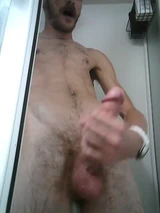 Big Shower Load (homemade video)