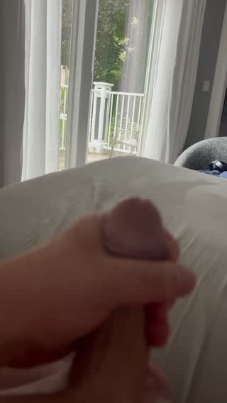 Stroking and playing with the tip (homemade video)