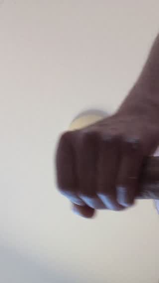 Wank and dripping cum (homemade video)