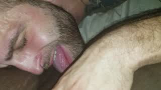 Black wife squirting in my face (homemade video)