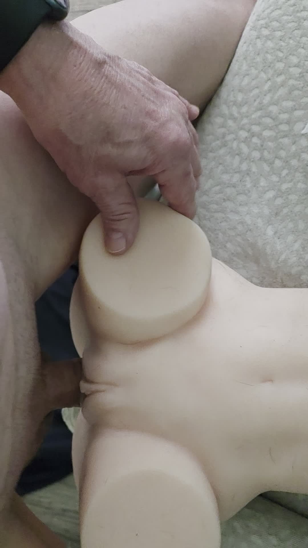 Fucking the toy pussy 1 (homemade video)